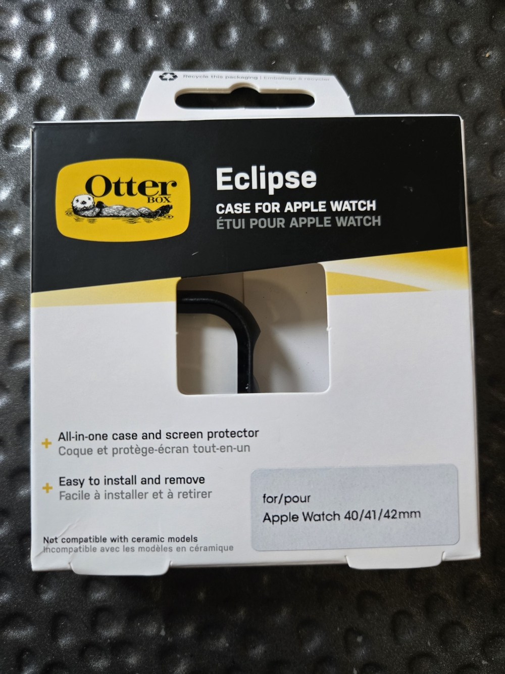 NEW OtterBox Eclipse Case for Apple Watch 40/41/42mm – Black